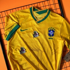 BRASIL POLO CLÁSSICA BRANCA x DRAGON V7 - (cópia) - tienda online