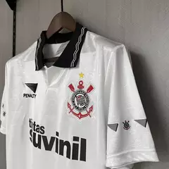 CAMISA PENALTY RETRÔ CORINTHIANS I 1995 - BRANCO - loja online