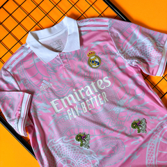 Central Cee - Real Madrid polo dragon rosa personalizada, - (cópia) on internet