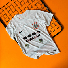 CAMISA CORINTHIANS HOME 2023/24 PERSONALIZAÇÃO CHORA AGORA RI DEPOIS III VERSÃO JOGADOR - loja online