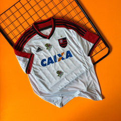 CAMISA RETRO FLAMENGO BRANCA CAIXA 2014