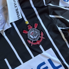 Retro Corinthians 1997 Away preta patrocínio EXEL Penalty. - Pedrin: personalizações exclusivas