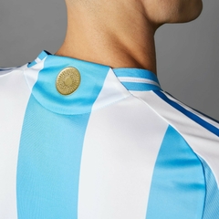 Camisa Argentina edição especial retro Maradona AFA - polo azul & detalhes pretos - (cópia)