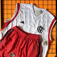 KIT DE TREINO FLAMENGO VERMELHO E PRETO REGATA E SHORT PERSONALIZADO - (cópia) - Pedrin: personalizações exclusivas