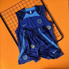 KIT DE TREINO INGLATERRA AZUL 23/24 REGATA E SHORT PERSONALIZADO na internet