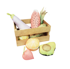 Cajón de frutas y verduras