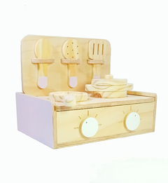 Mini cocina con accesorios