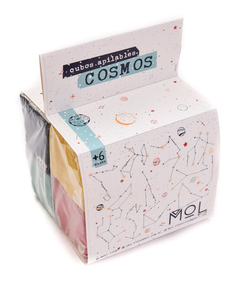 Cubos de tela Cosmos - Tienda Ludus- Juguetes de madera