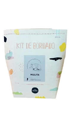 Kit bordado mulita - comprar online