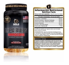 Lipo Burn hardcore 120cap Gold Nutrition - comprar online