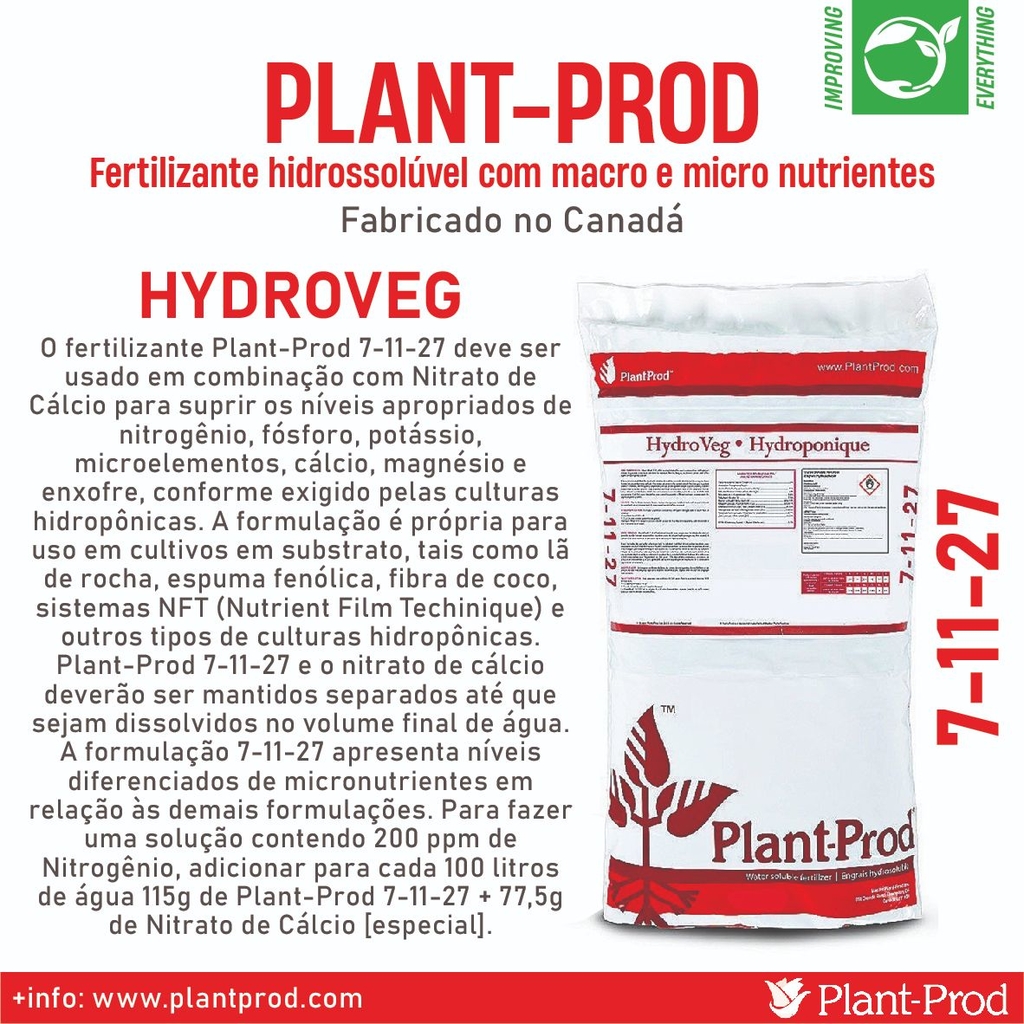 Plant Prod Hydroveg 7 11 27 Comprar em GrowingLife