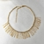 Colar Choker Riviera com Franjas Banhada a Ouro 18k - Luciana Machado Complementos