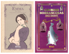 Emma de Jane Austen y Cumbres Borrascosas de Emily Bronte Pack Fractales Pasta Dura