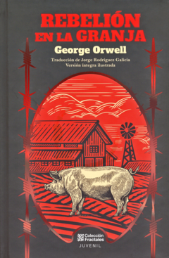 Rebelión en la granja George Orwell Fractales Juvenil Pasta Dura Libro Nuevo