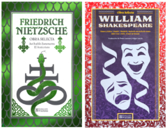 Obra Selecta de Friedrich Nietzsche y William Shakespeare Pack Fractales Pasta Dura