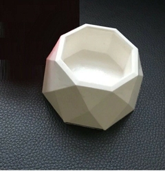 Molde De Silicone Para Vaso Geométrico Ref 553 Silimix