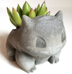 Molde de Silicone de Vaso Pokémon Bulbasaur Ref 779