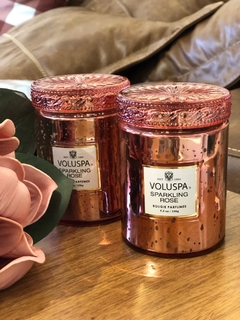 Mini vela pote vidro 50h Sparkling Rose