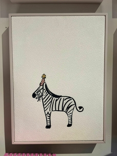 Quadro circo - zebra