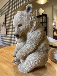 Escultura Urso com filhote - Studio54decora