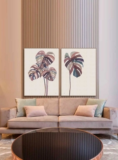 Quadro Monstera Folha em zoom - Studio54decora