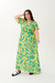 Vestido MAGGIE, Verde estampado - comprar online