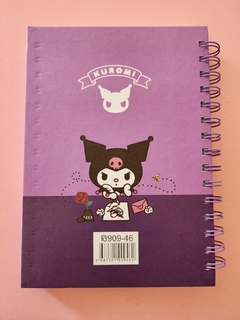 LIBRETA -CUADERNO TAPA DURA TAMAÑO FRANCESA KUROMI 100 HOJAS RAYAS-HELLO KITTY - comprar online