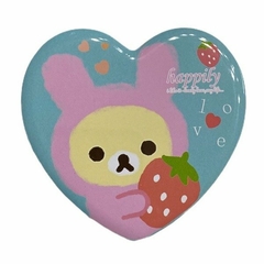 Lata Decorativa De Rilakkuma En Forma De Corazón Kawaii - tienda online