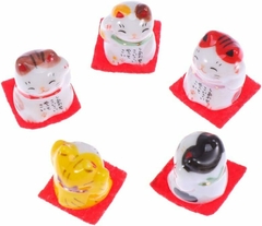 Set 5 Adornos Maneki Neko ( Gatos de la buena suerte) E - comprar online