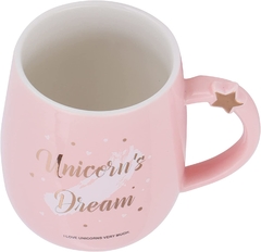 Taza de Cerámica con tapa y cucharita modelos unicornio en internet