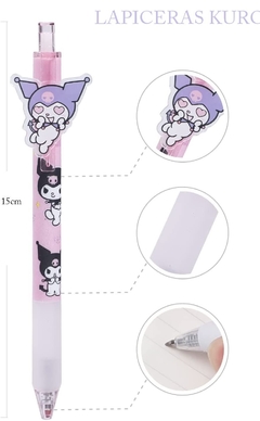 BOLIGRAFO DE GEL 0.5mm SANRIO KUROMI- HELLO KITTY