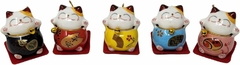 Set 5 Adornos Maneki Neko ( Gatos de la buena suerte) - comprar online