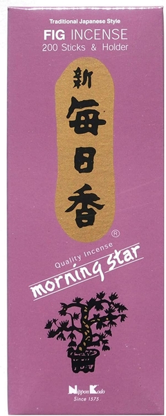 Inciensos Nippon Kodo Morning Star 200 Varilla con porta - tienda online