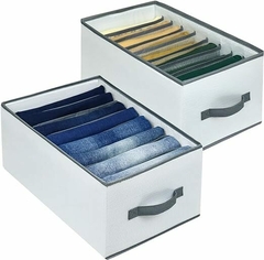 Organizador De Cajón Tela 8 Divisiones Toalla/jean/pantalón/ - comprar online