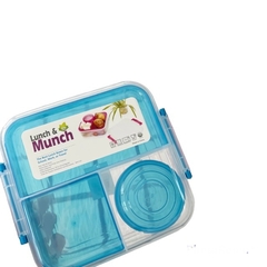 Vianda Lunchera Comida Hermético Taper Contenedor Divisiones - tienda online