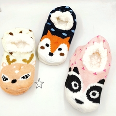 Pantuflas /medias Corderito Niños Antideslizante Abrigadas Talle 28-31 - Anantrade- My shop Kawaiii