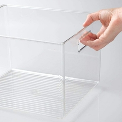 Contendor- Caja Organizadora Transparente Plástico con tapa Símil Acrílico - tienda online