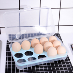 Contenedor Huevera Plástica Apilable Con Tapa Para 15 Huevos - Anantrade- My shop Kawaiii