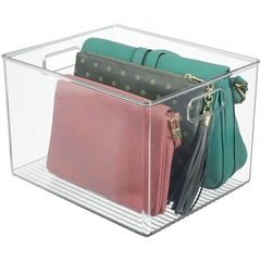 Contendor- Caja Organizadora Transparente Plástico con tapa Símil Acrílico - Anantrade- My shop Kawaiii