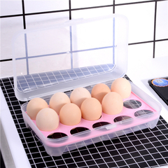 Contenedor Huevera Plástica Apilable Con Tapa Para 15 Huevos - tienda online