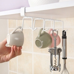 Imagen de Colgante Porta Tazas ,perchero, Utensilio Diseño Metal Doble REFORZADO