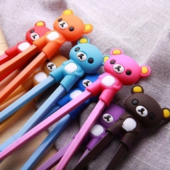 Palitos para Sushi ( Ohashi ) De Aprendizaje Reutilizable Kawaii rilakkuma - comprar online