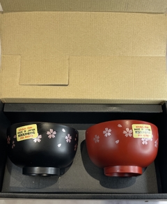 Set de 2 cuencos/ bowls de pétalos de Sakura para sopa o arroz - Anantrade- My shop Kawaiii