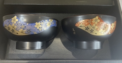 Imagen de Set de 2 cuencos/ bowls de pétalos de Sakura para sopa o arroz
