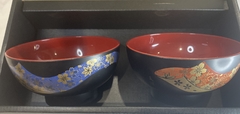 Set de 2 cuencos/ bowls de pétalos de Sakura para sopa o arroz - tienda online