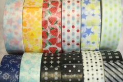 COMBO 10 unidades Washi Tape Cinta Para Decorar 12 Metros