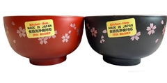 Set de 2 cuencos/ bowls de pétalos de Sakura para sopa o arroz