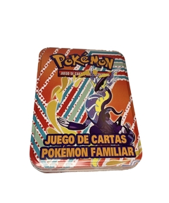 Cartas Pokemon En Lata Grande 2 Mazos Con 74 Cartas Tablero - Anantrade- My shop Kawaiii