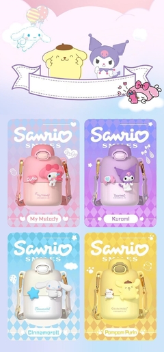 Termo Botella Sanrio Kawaiii Kuromi Cinnamoroll My Melody Purin acero inoxidable de 430ML con sorbete - en internet