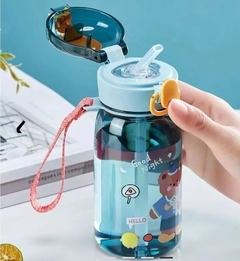 Vaso-botella Infantil 400 ml Sorbete Silicona - Anantrade- My shop Kawaiii